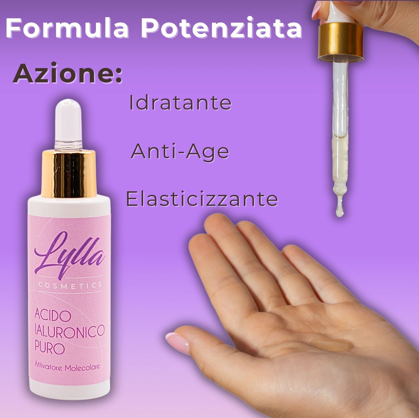 Acido ialuronico puro attivatore molecolare