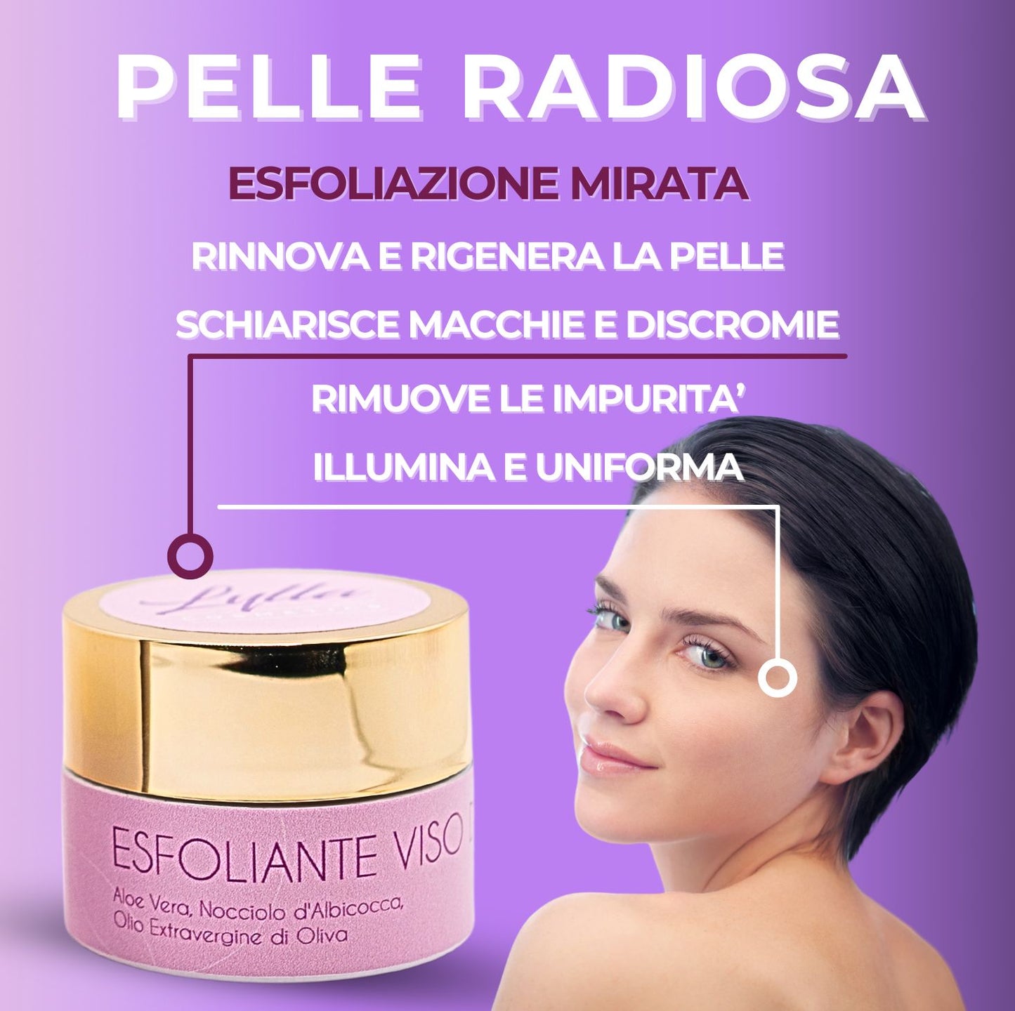 Esfoliante viso delicato