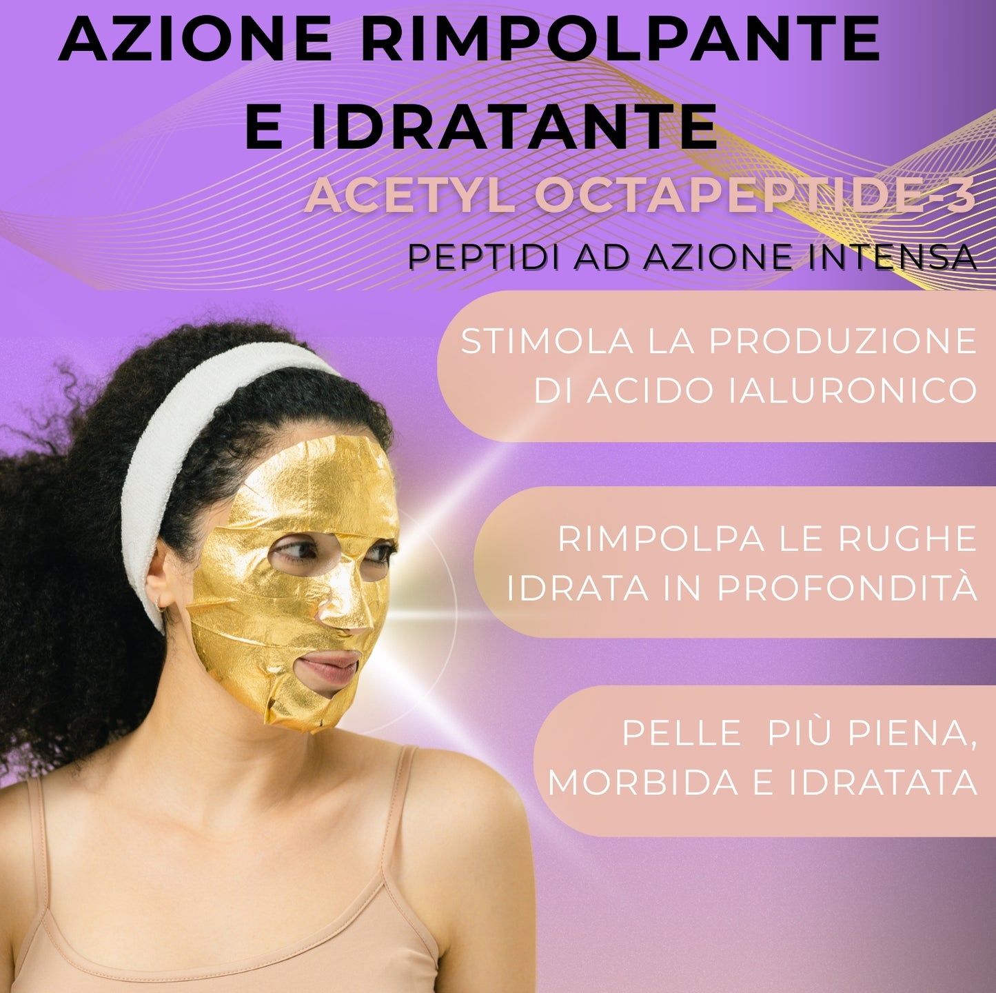 Maschera Gold BioBotox - la tua SPA di lusso a casa